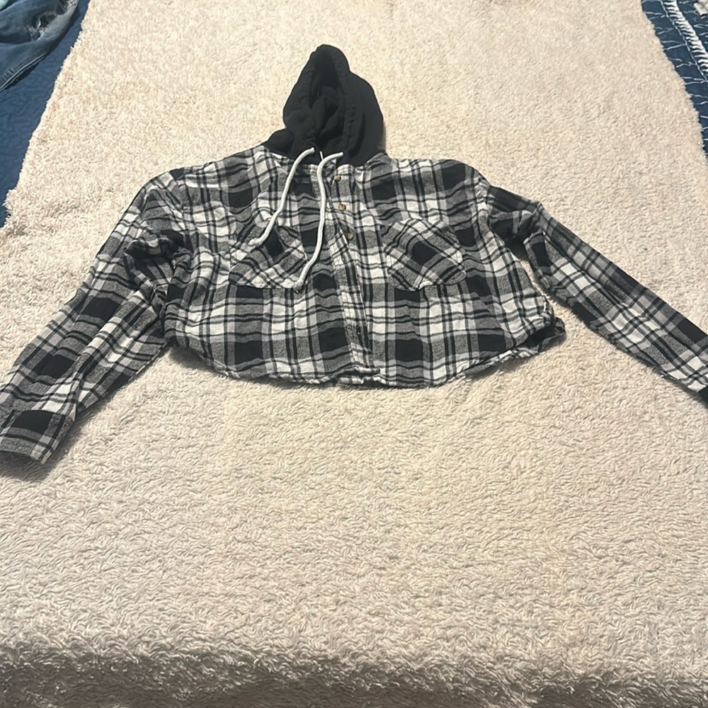 Plaid crop top